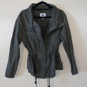 Green army jacket